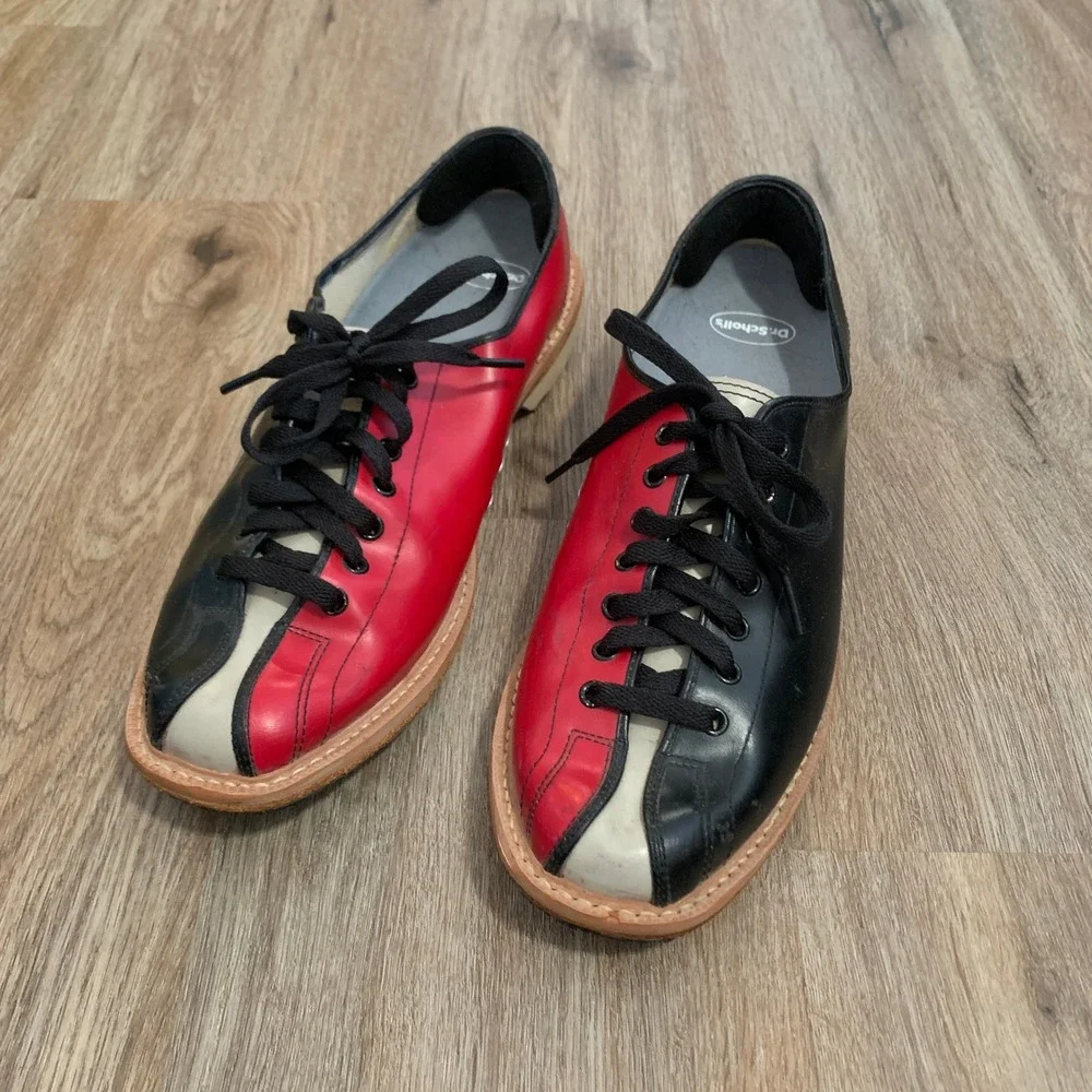 RARE excellent cond vintage 1960s Strike King‎ Brunswick bowling shoes - 10 mens